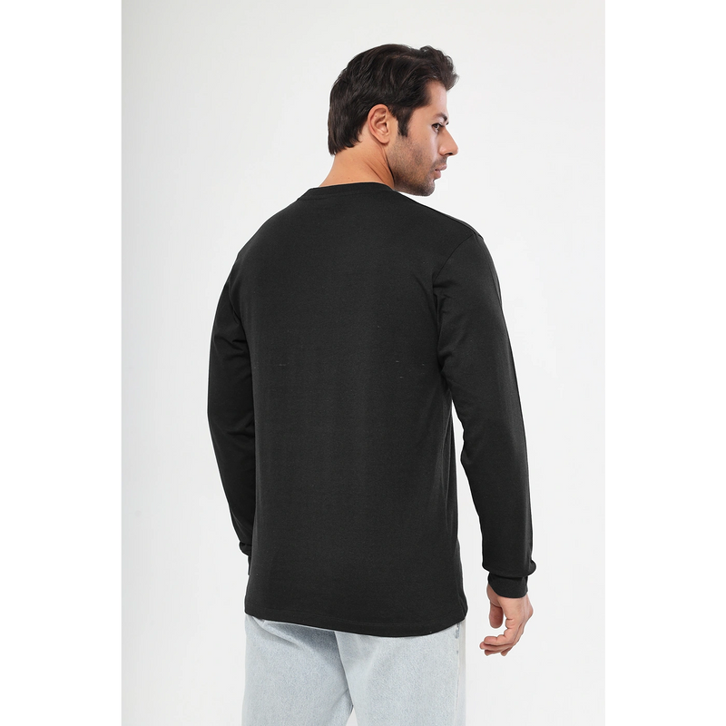 Black Full Sleeves Tshirt | Montivo Pakistan