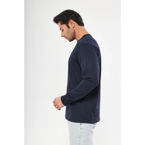 Navy Full Sleeves Tshirt | Montivo Pakistan