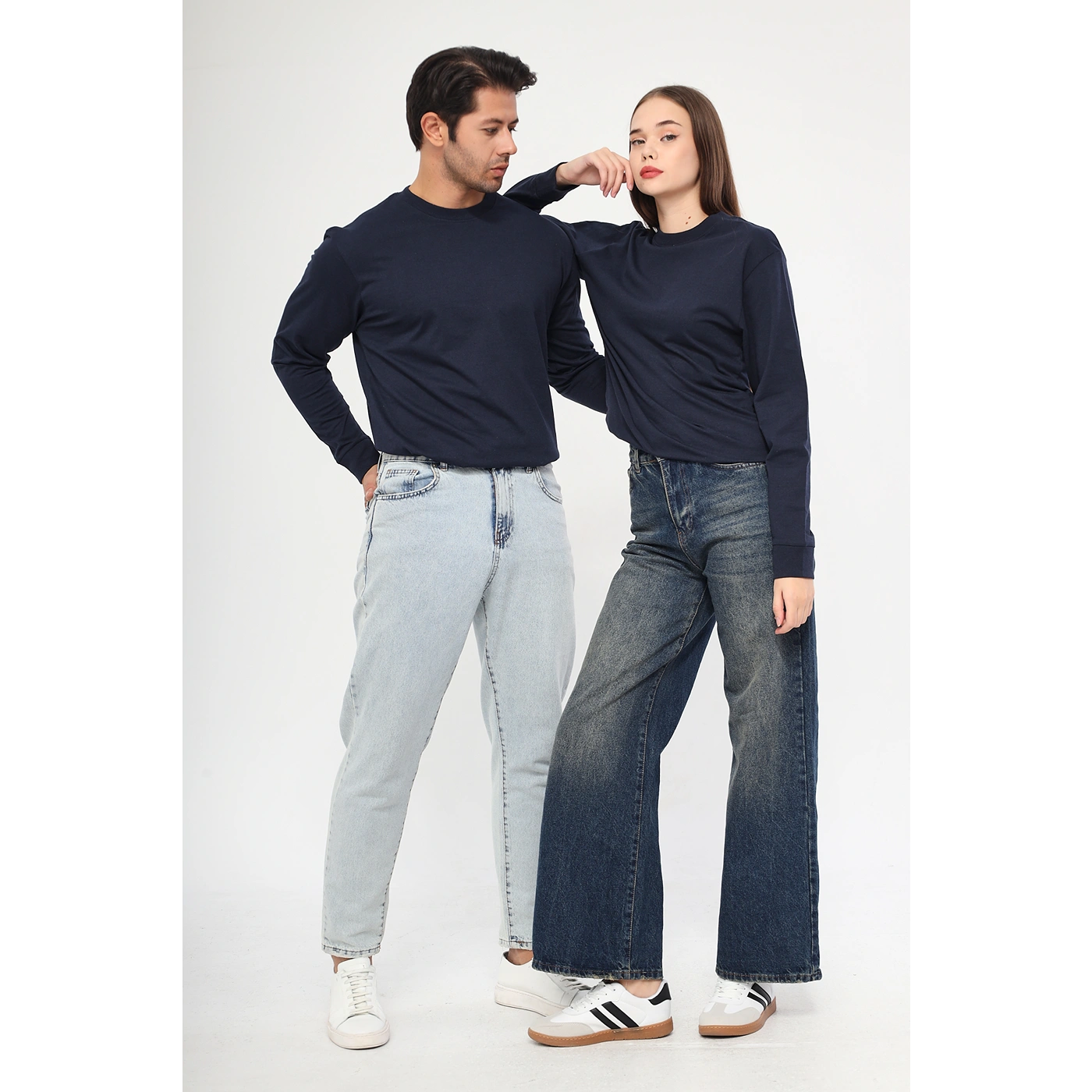 Navy Full Sleeves Tshirt | Montivo Pakistan