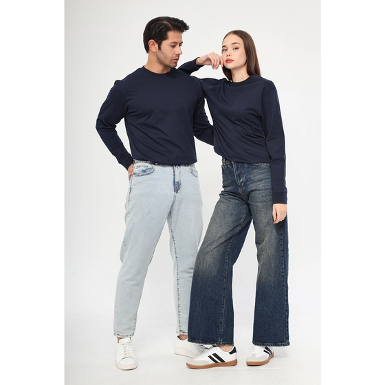 Navy Full Sleeves Tshirt | Montivo Pakistan