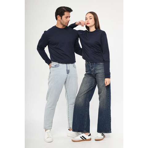 Navy Full Sleeves Tshirt | Montivo Pakistan