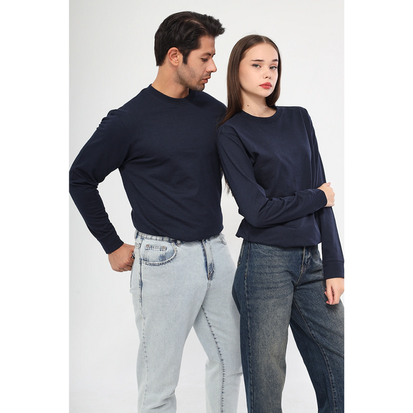 Navy Full Sleeves Tshirt | Montivo Pakistan