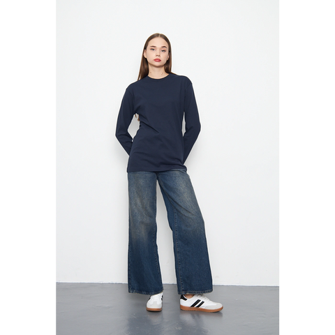 Navy Full Sleeves Tshirt | Montivo Pakistan