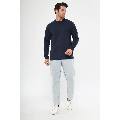 Navy Full Sleeves Tshirt | Montivo Pakistan