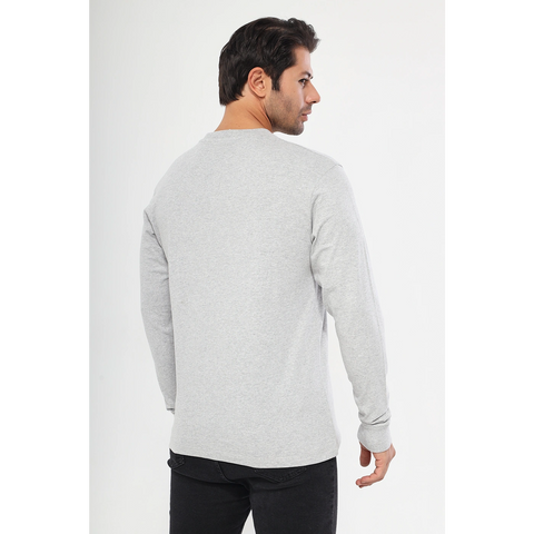 Grey Full Sleeves Tshirt | Montivo Pakistan