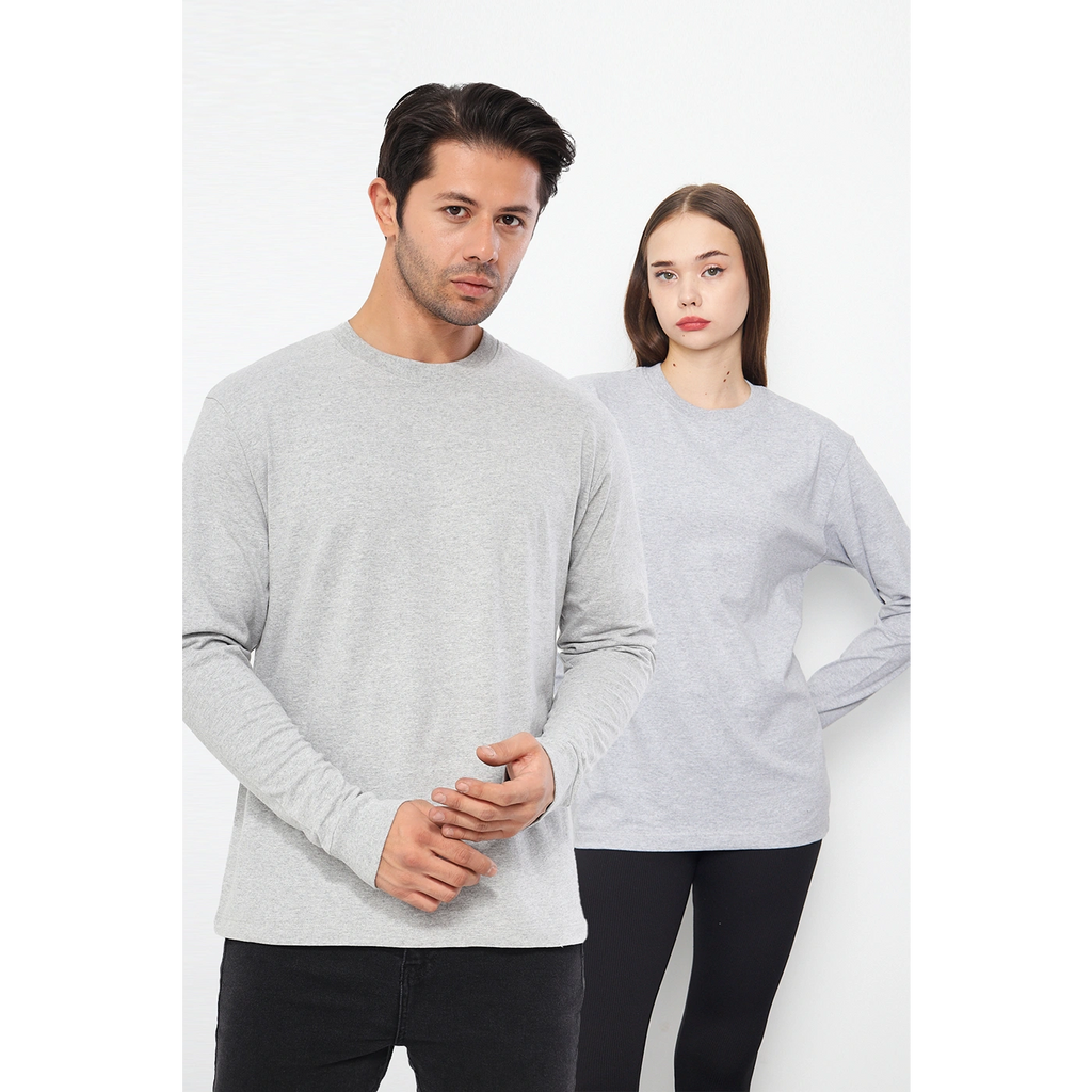 Grey Full Sleeves Tshirt | Montivo Pakistan