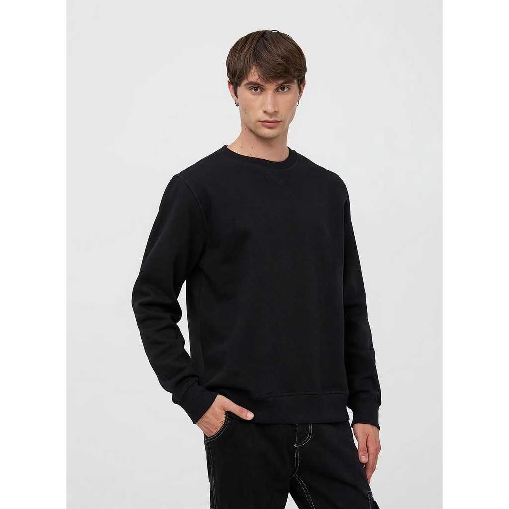 Black Basic Regular Fit Sweatshirt | Montivo Pakistan