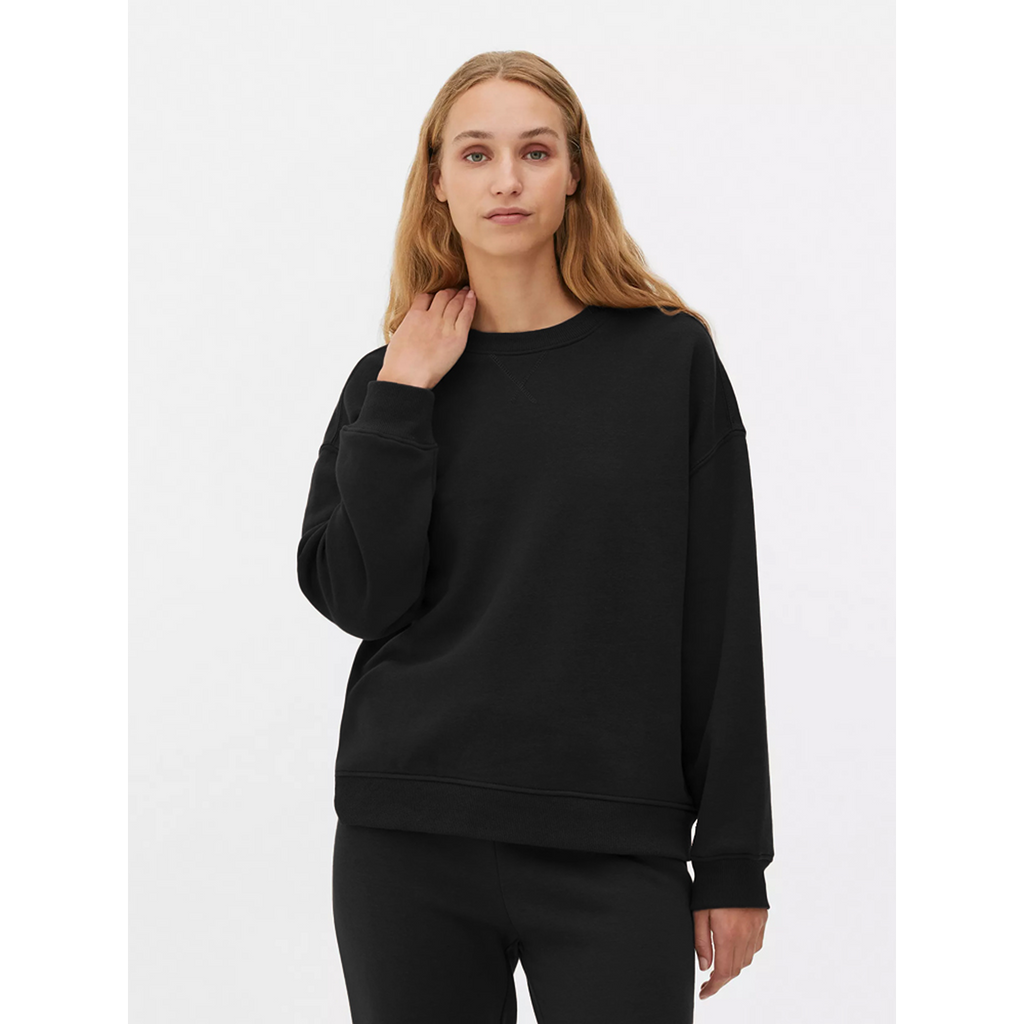 Black Basic Regular Fit Sweatshirt | Montivo Pakistan