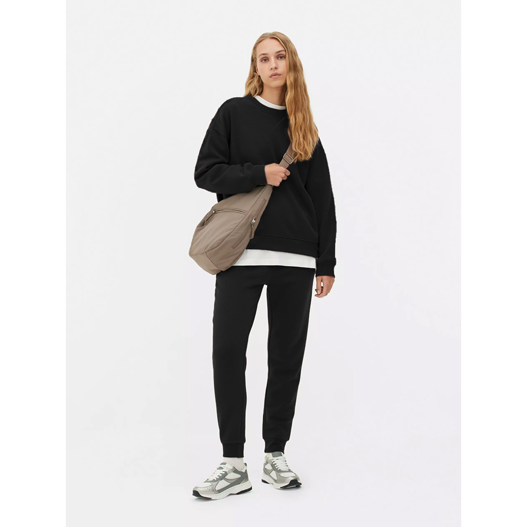Black Basic Regular Fit Sweatshirt | Montivo Pakistan