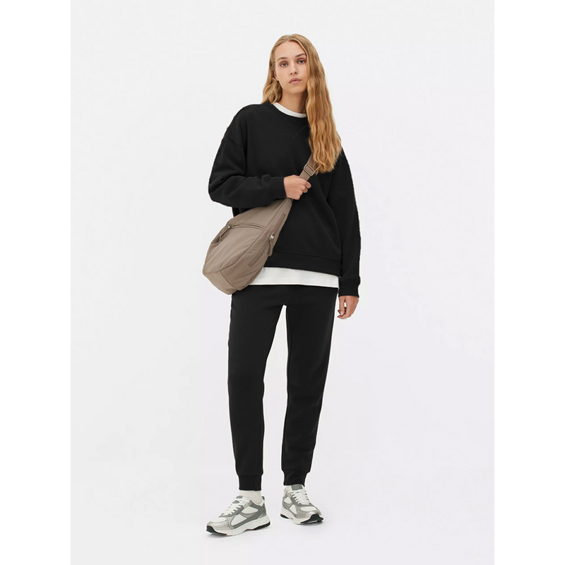 Black Basic Regular Fit Sweatshirt | Montivo Pakistan