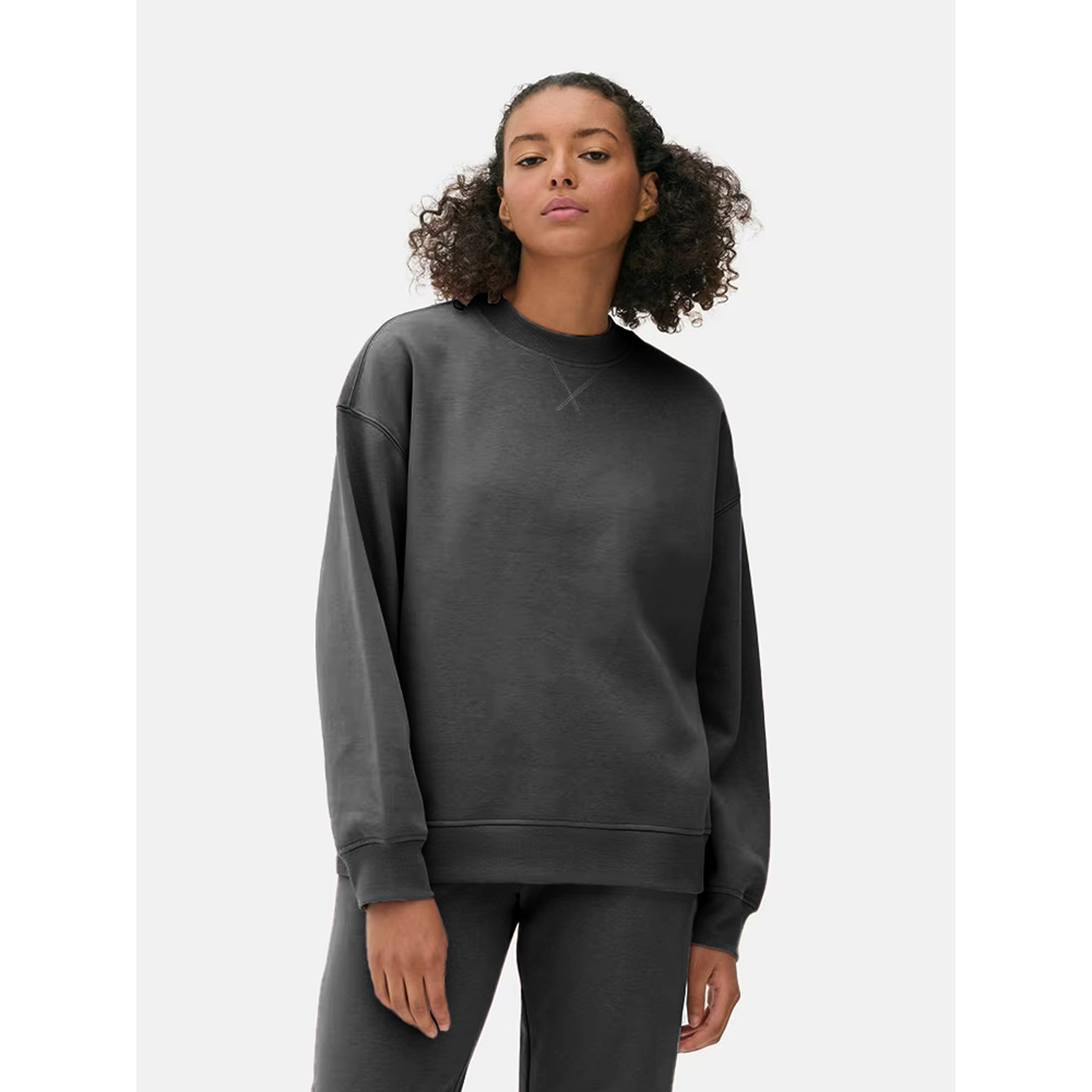 Charcoal Basic Regular Fit Sweatshirt | Montivo Pakistan