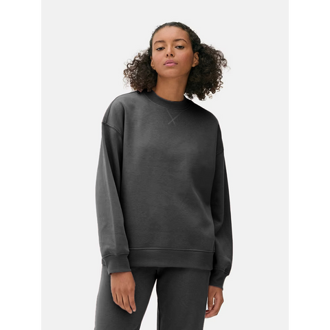 Charcoal Basic Regular Fit Sweatshirt | Montivo Pakistan