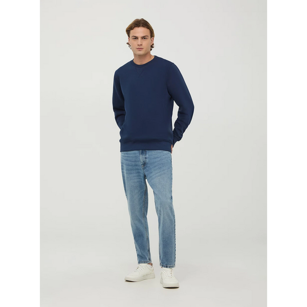 Blue Basic Regular Fit Sweatshirt | Montivo Pakistan