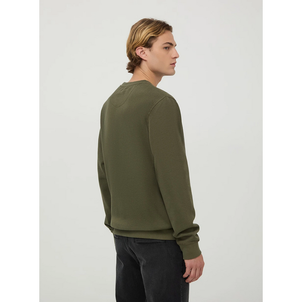 Olive Basic Regular Fit Sweatshirt | Montivo Pakistan