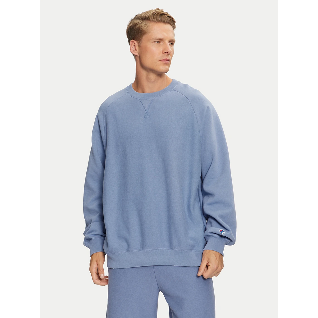 Light Blue Raglan Sleeves Oversized Sweatshirt | Montivo Pakistan