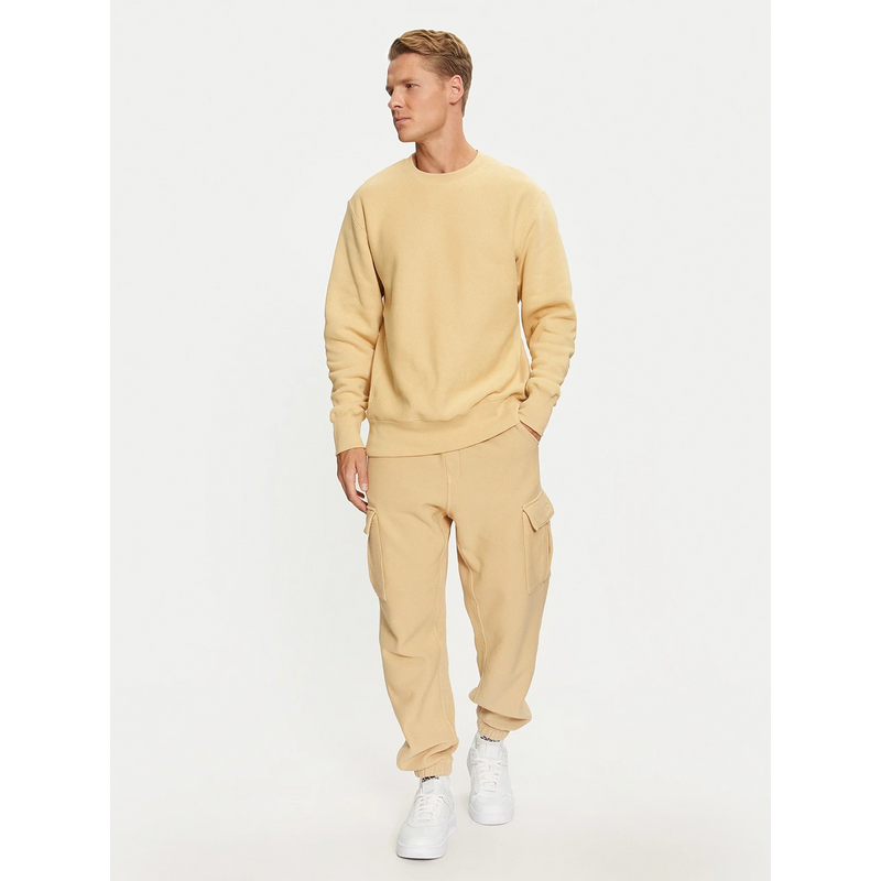 Light Yellow Raglan Sleeves Oversized Sweatshirt | Montivo Pakistan