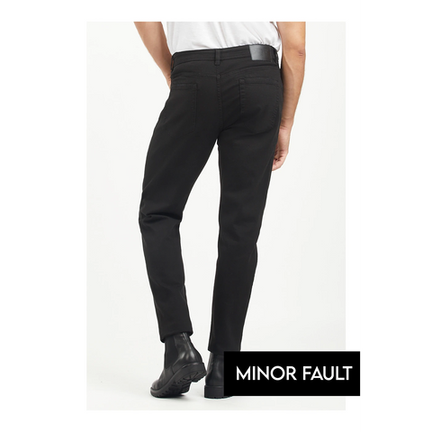 (Minor Fault) Black Slim Fit 5 Pocket Jeans | Montivo Pakistan