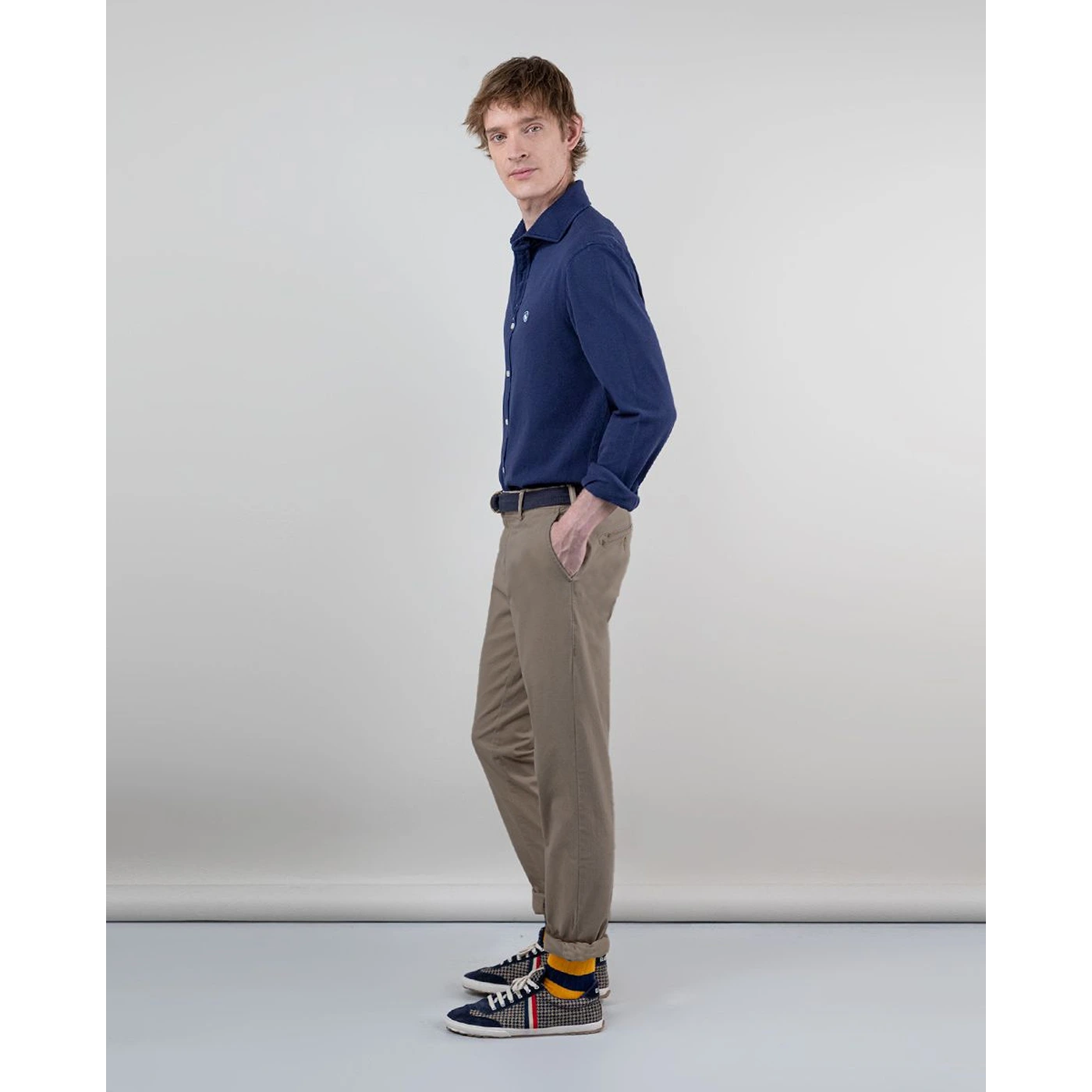 Khaki Basic Cotton Chinos | Montivo Pakistan