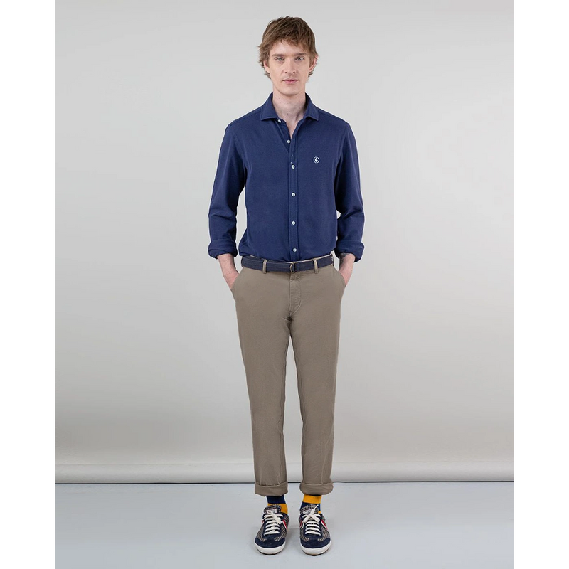 Khaki Basic Cotton Chinos | Montivo Pakistan