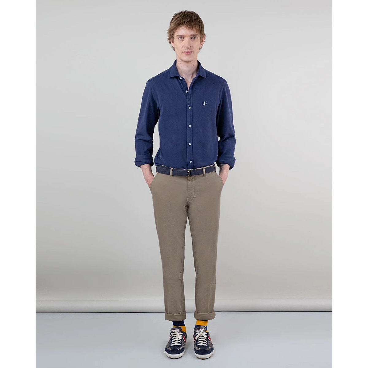 Khaki Basic Cotton Chinos | Montivo Pakistan