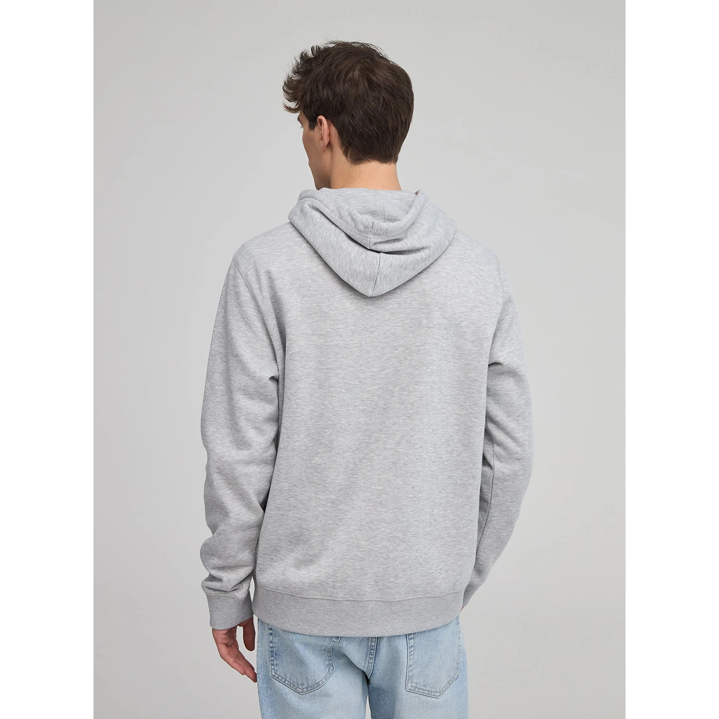 Grey Sports Print Hooded Sweatshirt | Montivo Pakistan