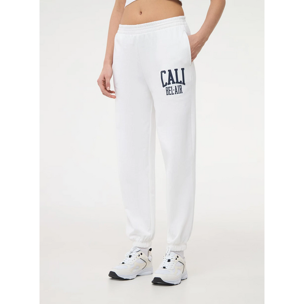 White Sports Print Joggers | Montivo Pakistan