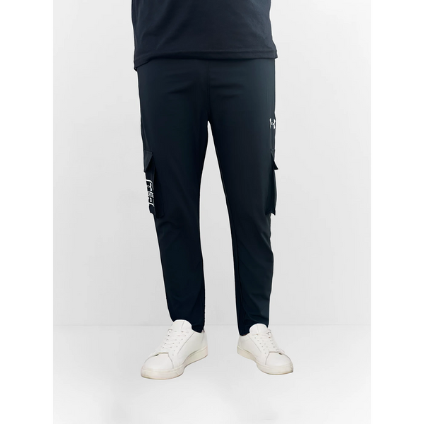 Black Cargo Sports Trousers | Montivo Pakistan