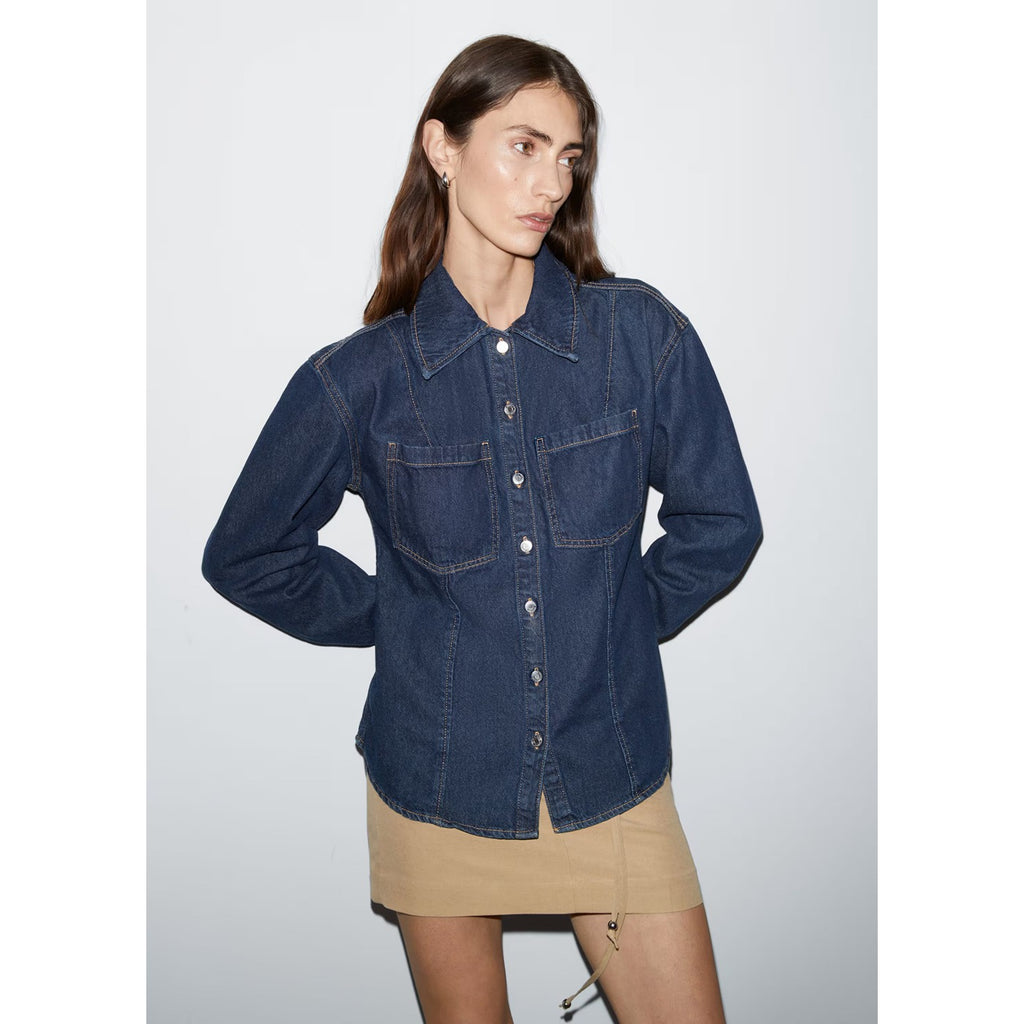 Fitted Denim Shirt | Montivo Pakistan