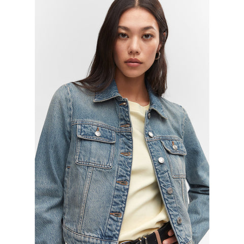 MNG Pocket Vintage Denim Jacket | Montivo Pakistan