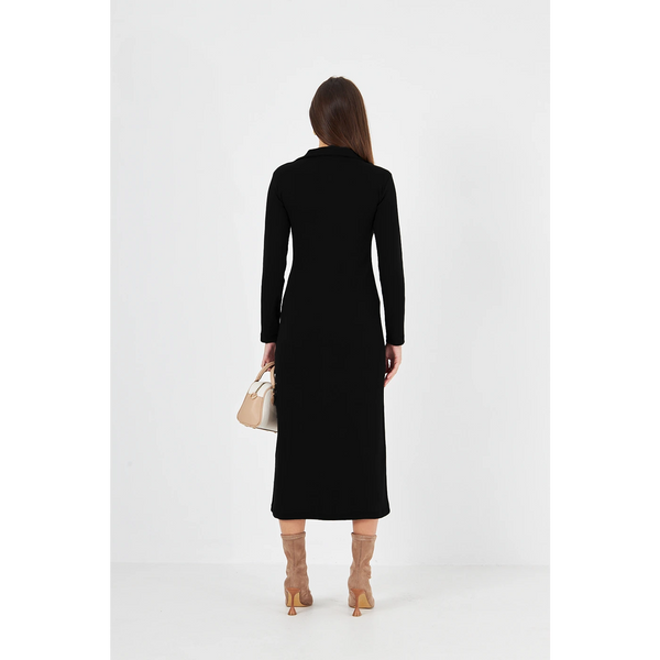 Black Polo Bodycon Dress | Montivo Pakistan