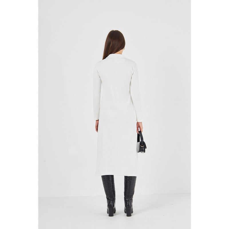White Polo Bodycon Dress | Montivo Pakistan