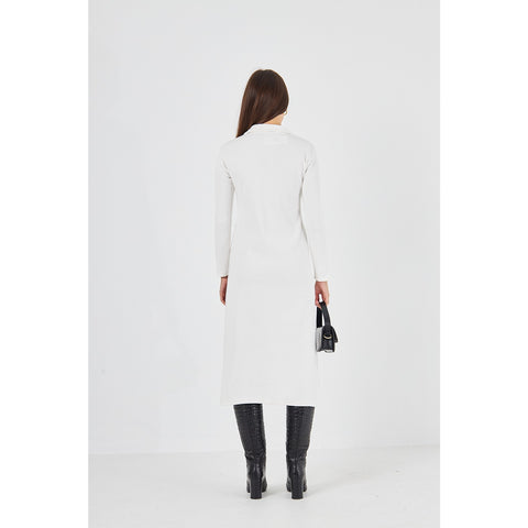 White Polo Bodycon Dress | Montivo Pakistan