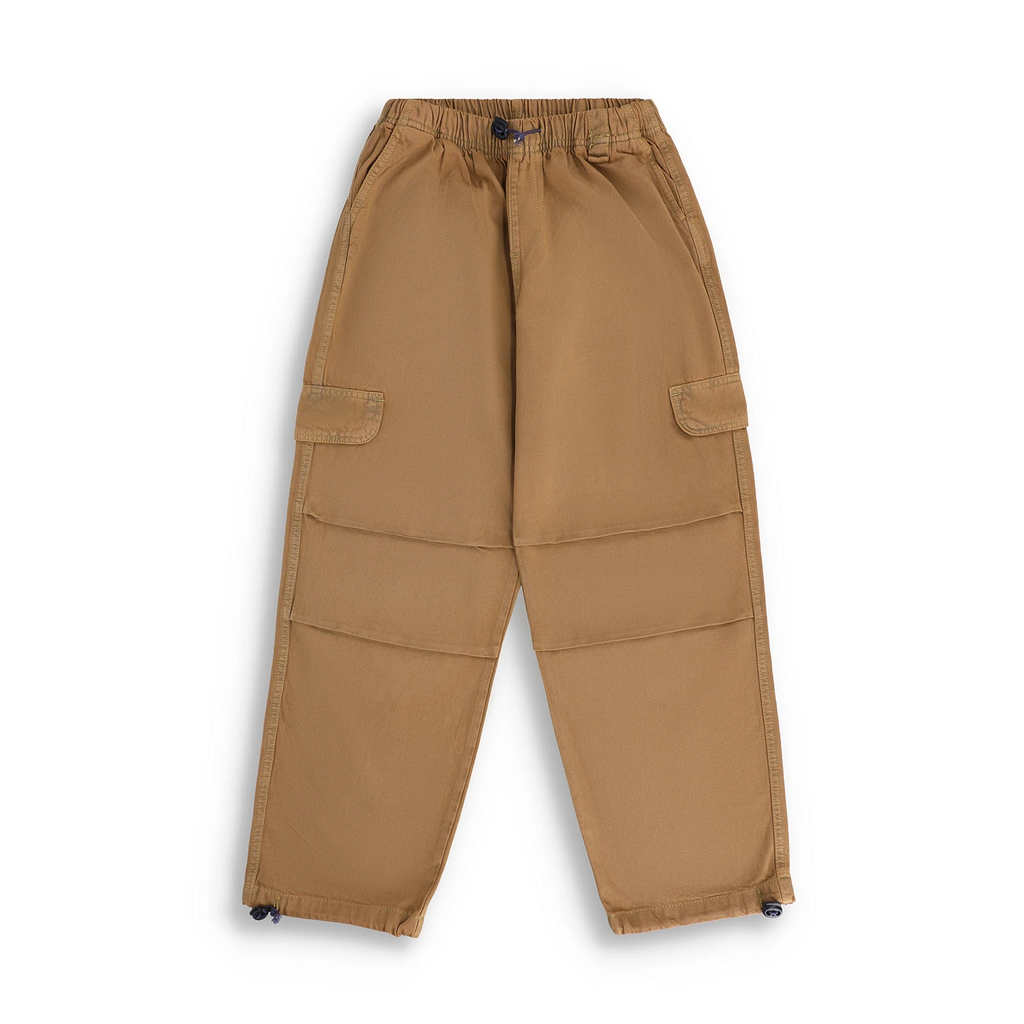 Khaki Wide Leg Cargo Jeans | Montivo Pakistan