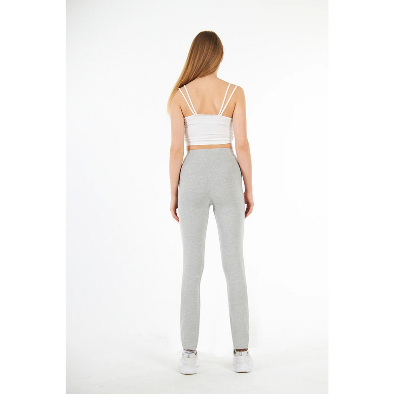 Grey Cotton Jersey Leggings | Montivo Pakistan