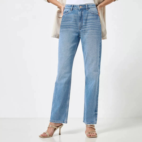 Mid Blue Straight Fit Jeans | Montivo Pakistan