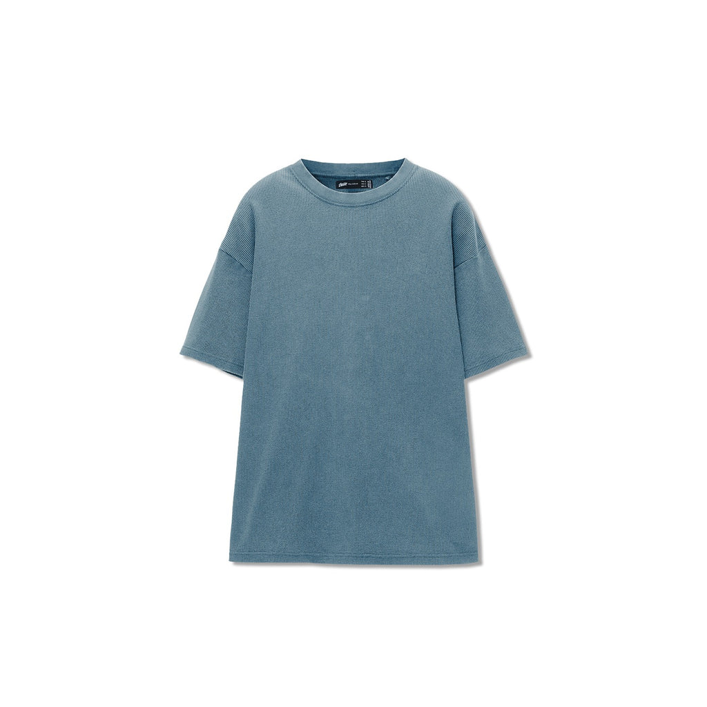 Light Blue STWD Waffle Overszied Tshirt | Montivo Pakistan