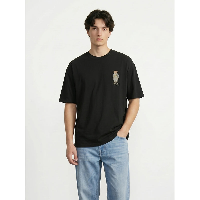 Black RL Bear Oversized Tshirt | Montivo Pakistan