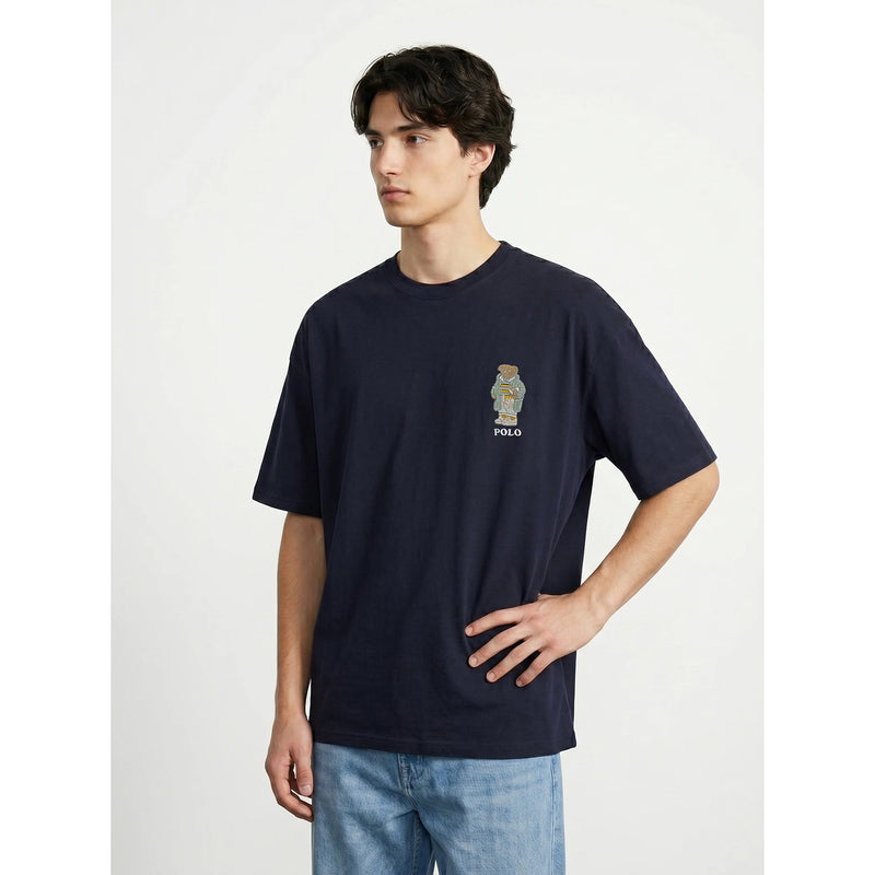Navy RL Bear Oversized Tshirt | Montivo Pakistan