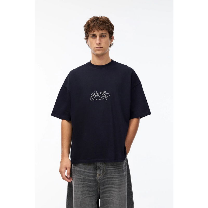 Navy STWD Logo Oversized Tshirt | Montivo Pakistan