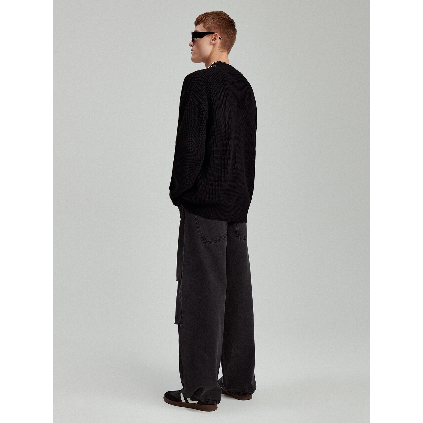 Black Washed Baggy Jeans | Montivo Pakistan