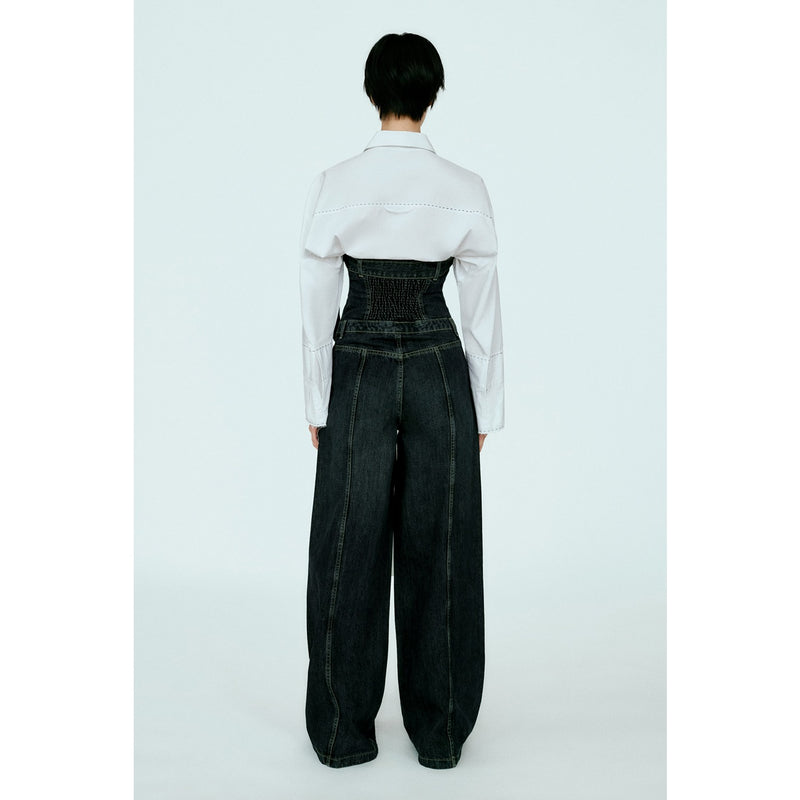 Vintage Blue Denim Jumpsuit | Montivo Pakistan