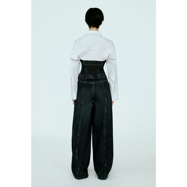 Vintage Blue Denim Jumpsuit | Montivo Pakistan