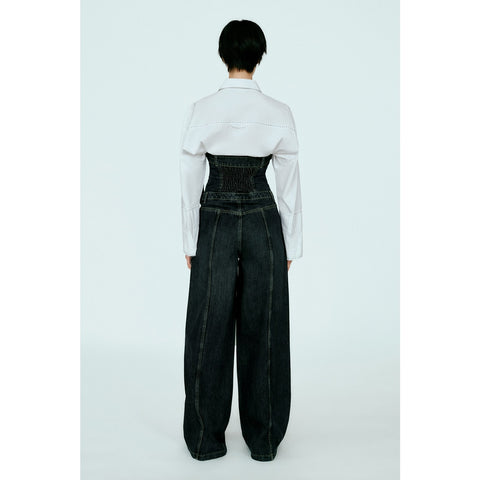 Vintage Blue Denim Jumpsuit | Montivo Pakistan