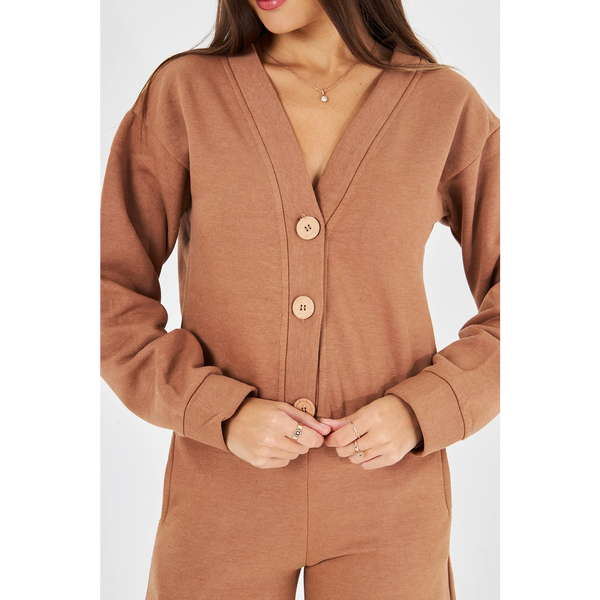 Rust Button Down Matching Set | Montivo Pakistan