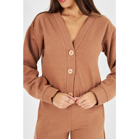 Rust Button Down Matching Set | Montivo Pakistan