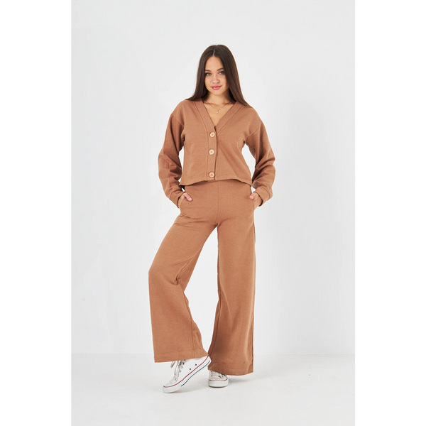 Rust Button Down Matching Set | Montivo Pakistan