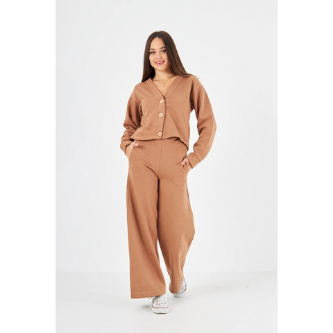 Rust Button Down Matching Set | Montivo Pakistan