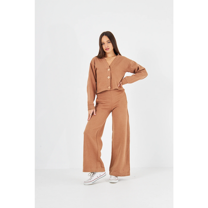 Rust Button Down Matching Set | Montivo Pakistan