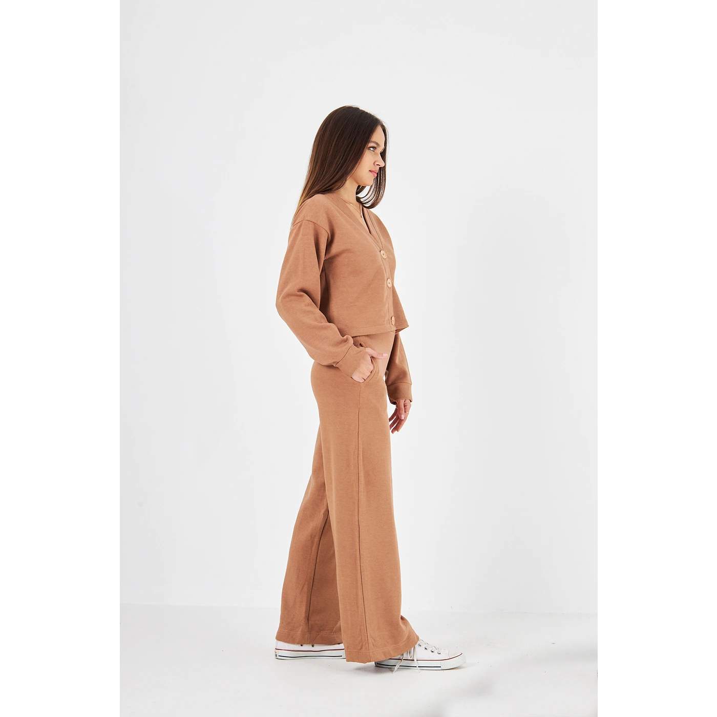 Rust Button Down Matching Set | Montivo Pakistan