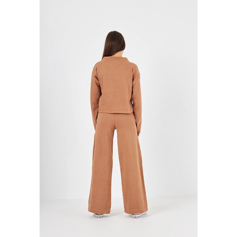 Rust Button Down Matching Set | Montivo Pakistan